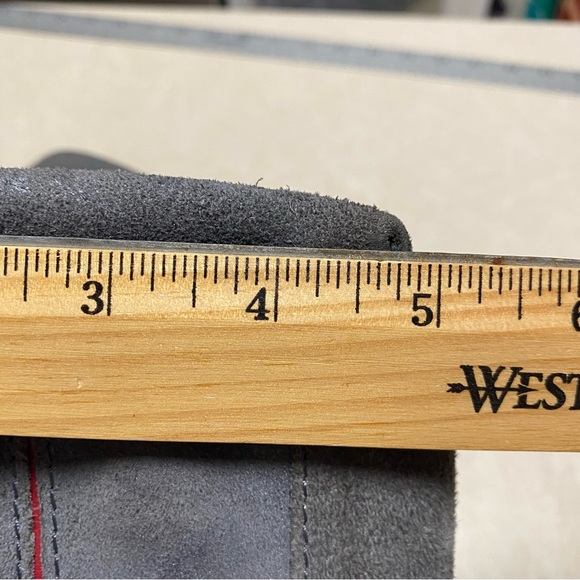 Hammitt Bag Gray Suede & Leather Bryant Medium Crossbody Shoulder Bag - Picture 12 of 14